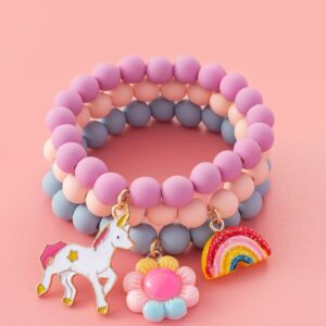 Unicorn Rainbow bracelets (pack of 3)